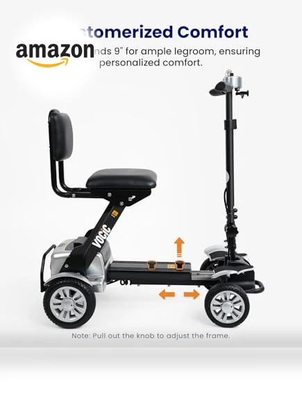 Lightweight Electric Scooter with Seat — Mobility Scooters, VOCIC