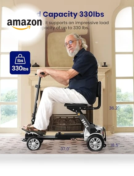 Lightweight Electric Scooter with Seat — Mobility Scooters, VOCIC