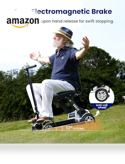 Lightweight Electric Scooter with Seat — Mobility Scooters, VOCIC