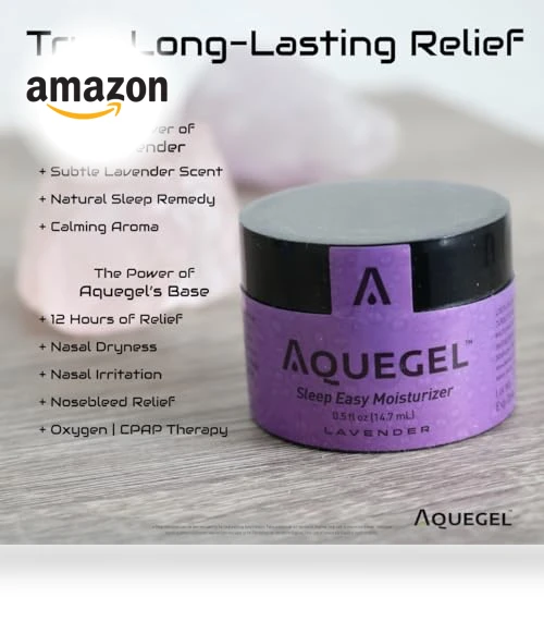 Nasal Moisturizer with Lavender for Sleep — Moisturizing, Aquegel