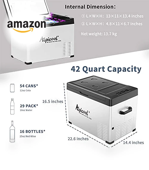 Portable Car Freezer — Mini Fridges, Alpicool