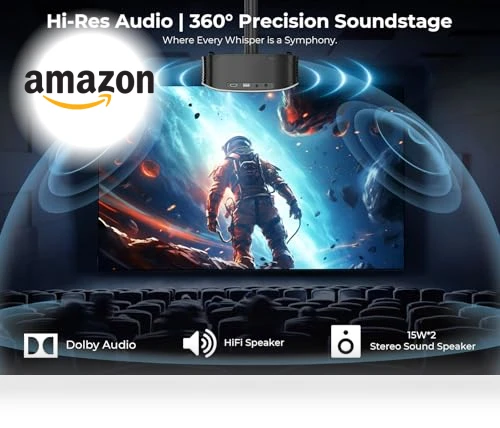 Smart 4K Projector — Home Theater Projectors, GooDee