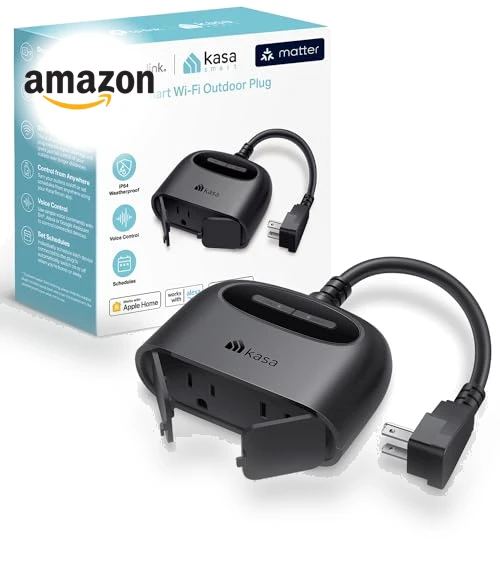 Smart Outdoor Plug, Dual Outlet — Smart Home Modules, TP-Link