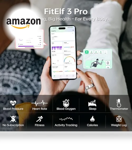 Smart Ring Fitness Tracker — Smartwatches, Naughtbaby
