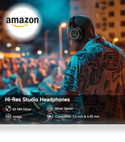 Studio Monitor & Mixing DJ Headphones — In-Ear Headphones, Rumoon
