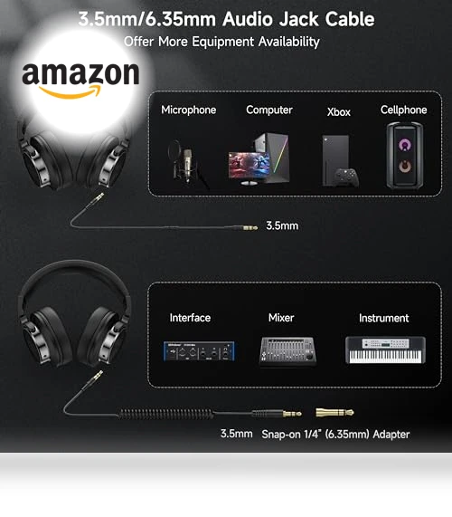 Studio Monitor & Mixing DJ Headphones — In-Ear Headphones, Rumoon