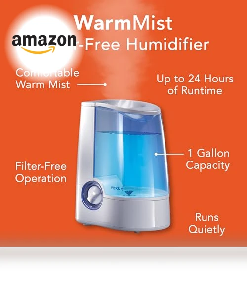 Warm Mist Humidifier — Air Moisturizers, Vicks
