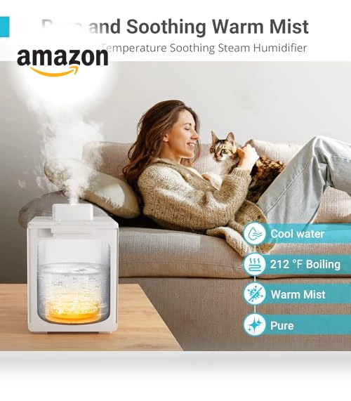 Warm Mist Humidifier — Air Moisturizers, Livatro