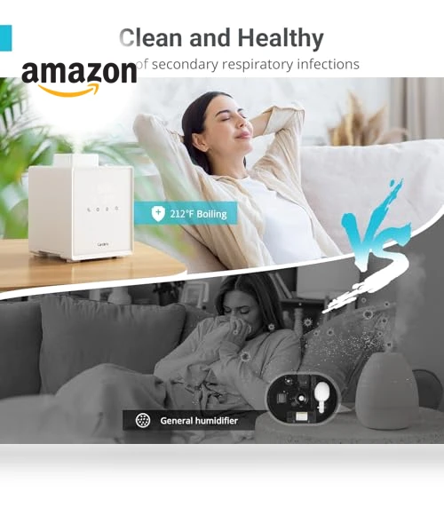 Warm Mist Humidifier — Air Moisturizers, Livatro