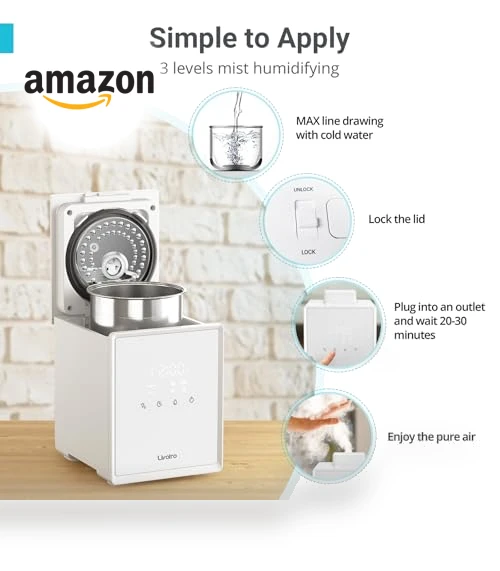 Warm Mist Humidifier — Air Moisturizers, Livatro