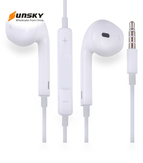 Wired Headphones Earbuds with Wired Control & Mic — In-Ear Headphones