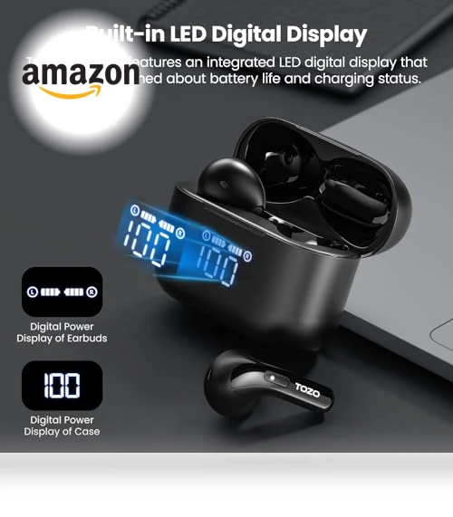Wireless Earbuds — In-Ear Headphones, TOZO