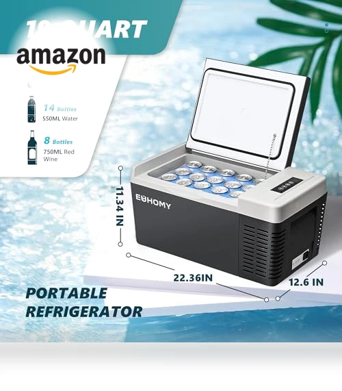 12 Volt Refrigerator — Mini Fridges, EUHOMY