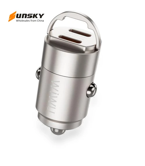 30W Dual Type-C Fast Car Charger — Chargers, WiWU