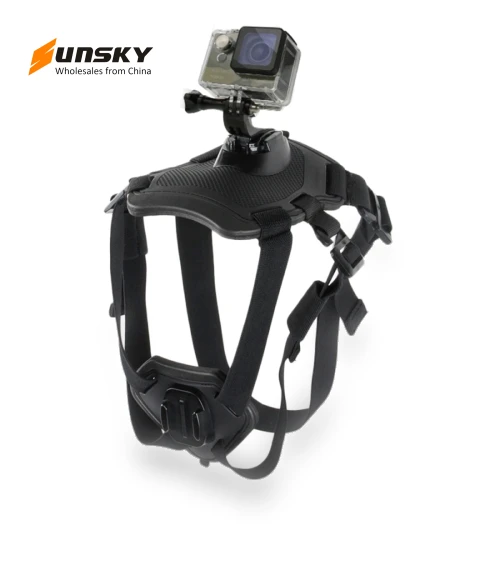 Adjustable Chest Strap Mount for Action Cameras — Cameras & Monitors, PULUZ