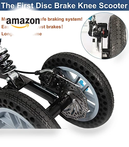 All Terrain Foldable Knee Scooter Walker — Low Strength Tools, BlessReach