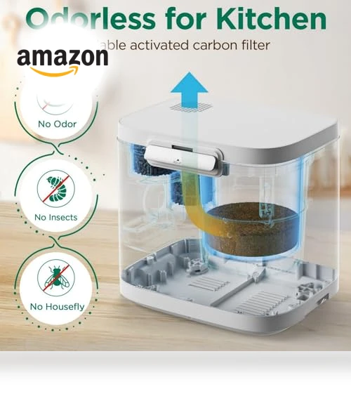 Electric Composter for Kitchen — Composting Bins, Fylecen