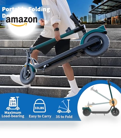 Foldable Electric Scooter with App Control — Electric Self-Balancing Scooters, GuduDobu