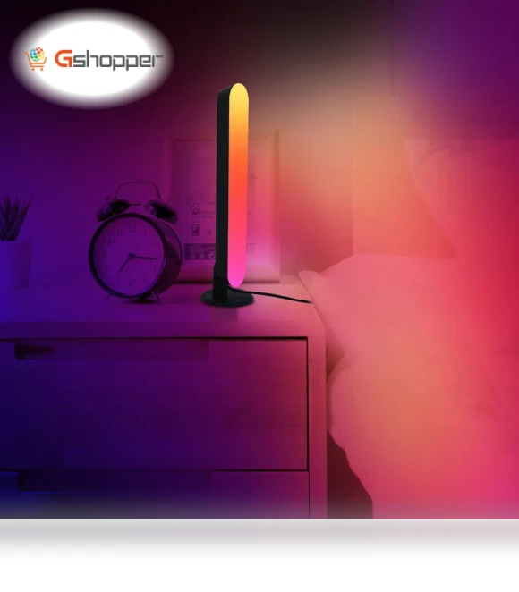 Intelligent Wifi + Bluetooth Illusion Desktop Ambient Light Set — LED, Tuya