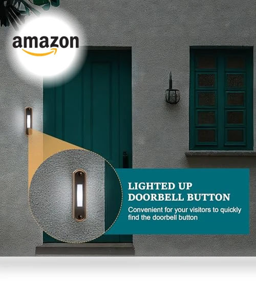 Lighted Doorbell Button — Push Buttons, Dreyoo