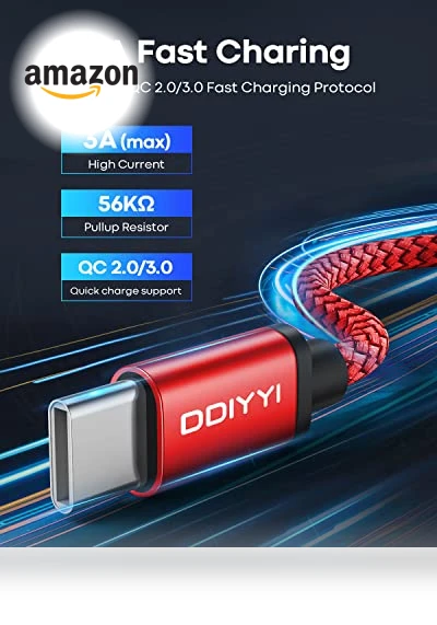 Long USB C Cable 10 ft 3-Pack — Chargers & Cables, DDIYYI