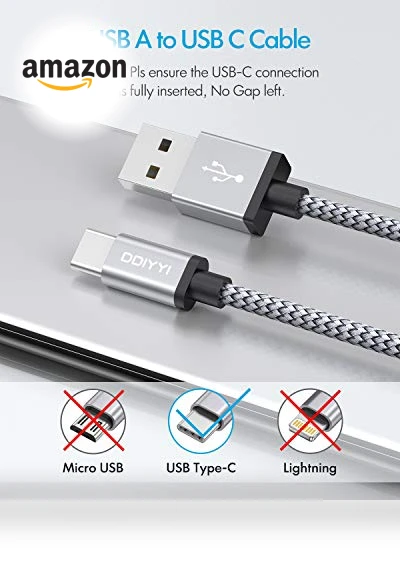 Long USB C Cable 10 ft 3-Pack — Chargers & Cables, DDIYYI