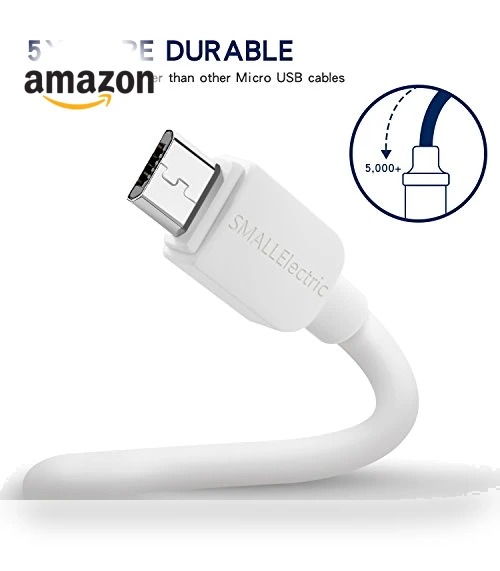 Micro USB Cable (5-Pack, 6FT) — Chargers, SMALLElectric