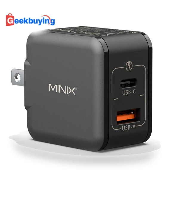 Mini 33W Adapter Universal Dual Port Charger — Chargers, MINIX
