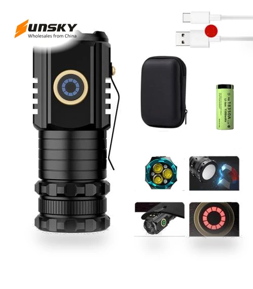 Mini Flashlight Rechargeable Waterproof Torch — Flashlights