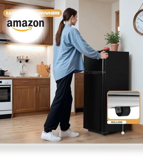 Mini Fridge with Freezer — Mini Fridges, Manastin