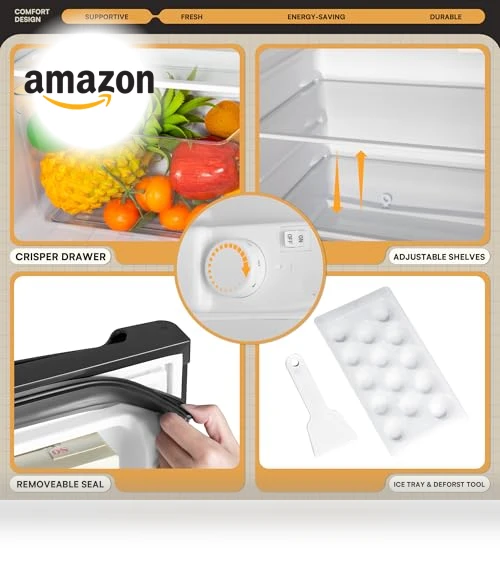 Mini Fridge with Freezer — Mini Fridges, Manastin