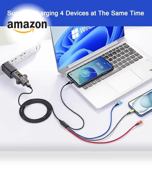 Multi Charging Cable 3.5A — Chargers, Minlu