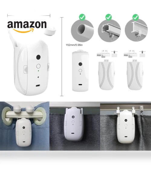 Smart Automatic Curtain Opener — Outdoor Curtains