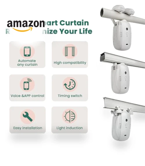 Smart Automatic Curtain Opener — Outdoor Curtains