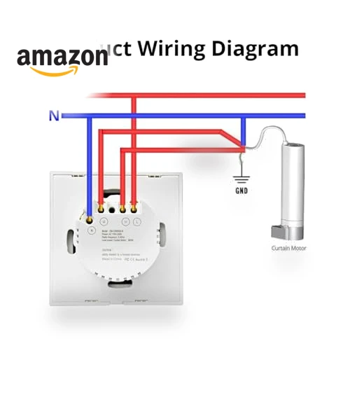 Smart Curtain Switch with Limit Function — Outlet Switches, HHBL8I