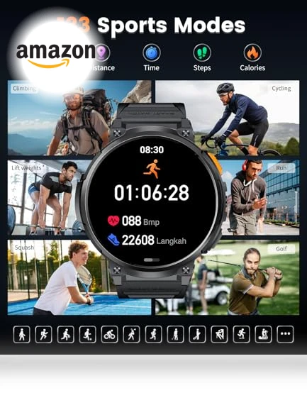 Smart Fitness Tracker Watch — Smartwatches, LIGE