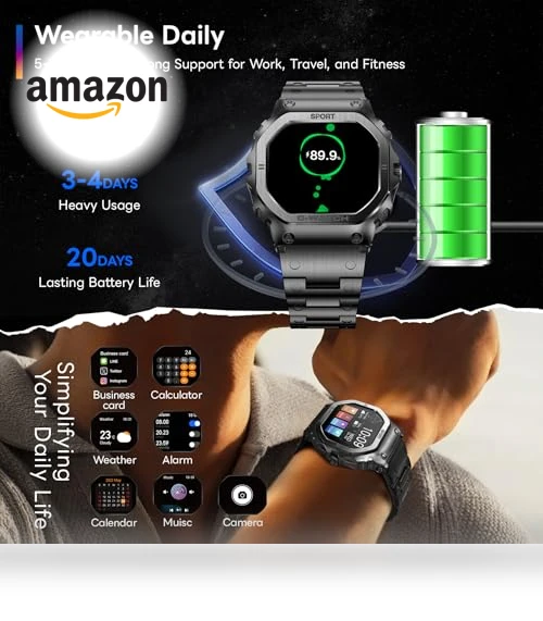 Smart Watch for Men — Smartwatches, FOSMET