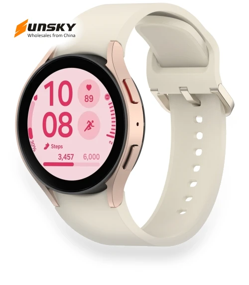 Solid Color Quick Release Silicone Watch Band — Girls' Watch Straps, Samsung