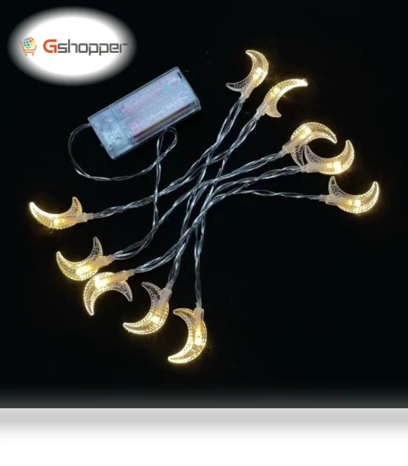 Stars and moon light strings — String Lights
