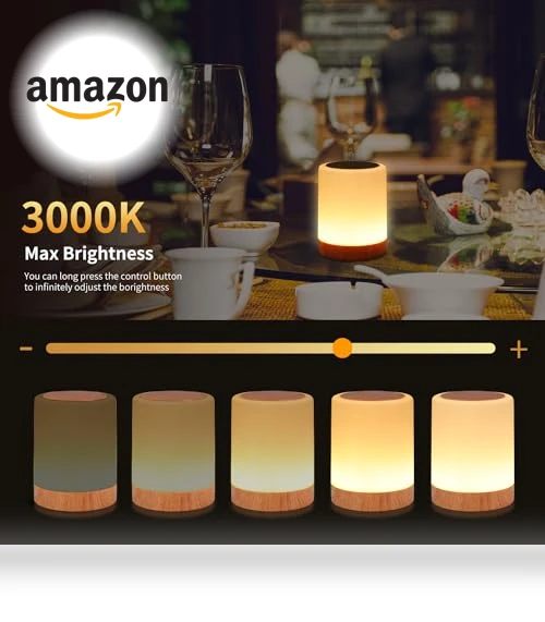 Touch Bedside Table Lamp — Lamps & Shades, OORUN