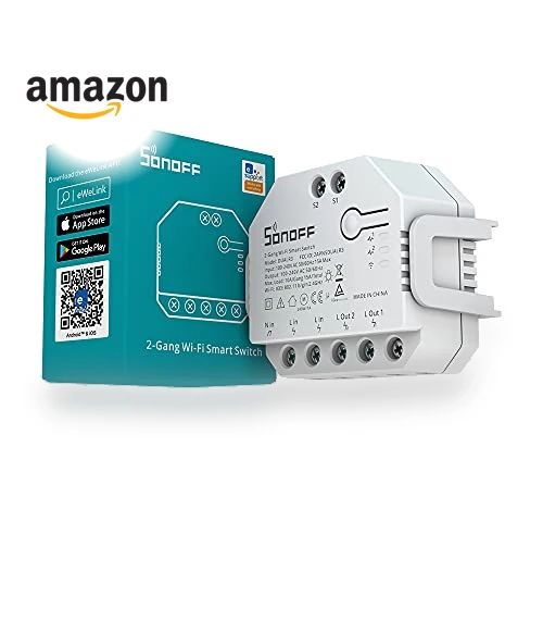 WiFi Smart Curtain Switch with Power Metering — Smart Home Hubs & Controllers, Sonoff
