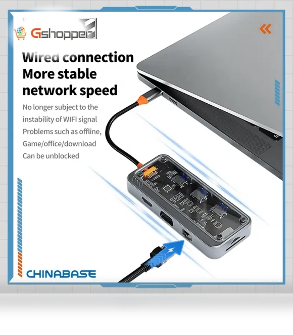 10 in 1 Type-c Hub — USB Hubs