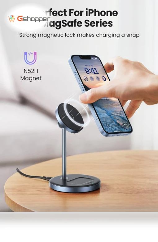 2-in-1 Magnetic Wireless Charging Station — Power Hubs, UGREEN