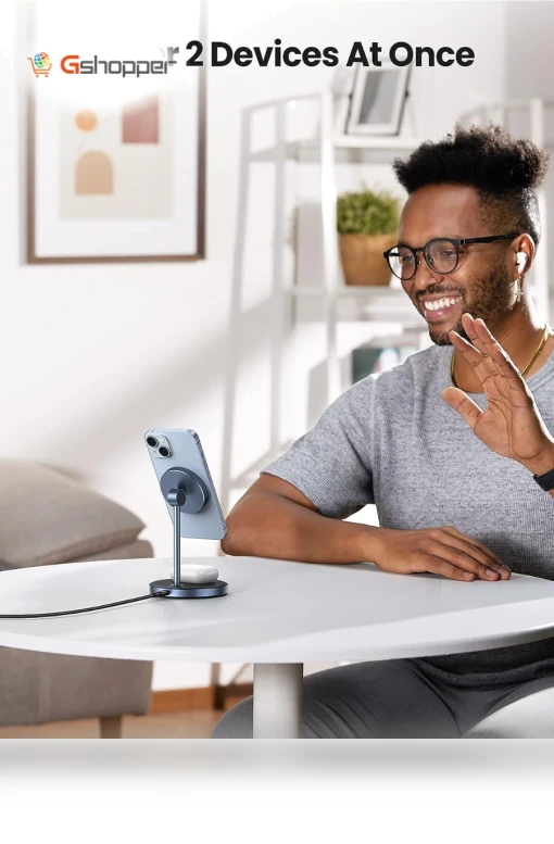 2-in-1 Magnetic Wireless Charging Station — Power Hubs, UGREEN
