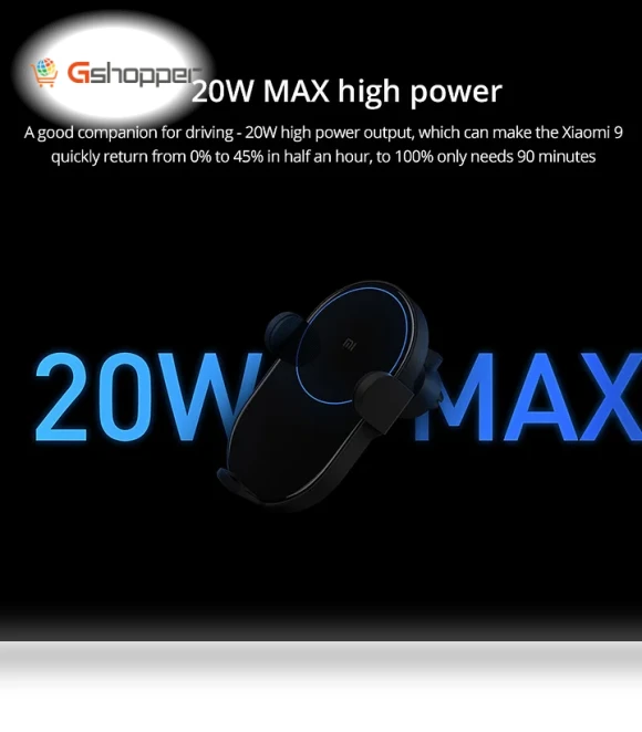20W Max Wireless Car Charger — Chargers, Xiaomi