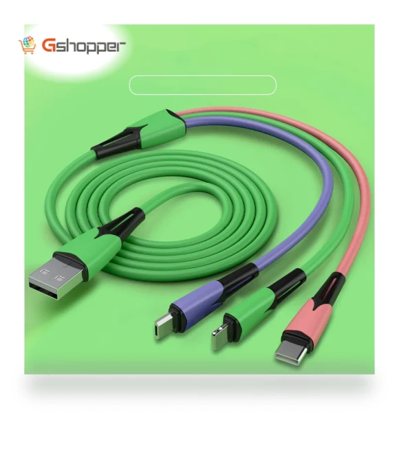 3-in-1 Charger Data Cable — Cables