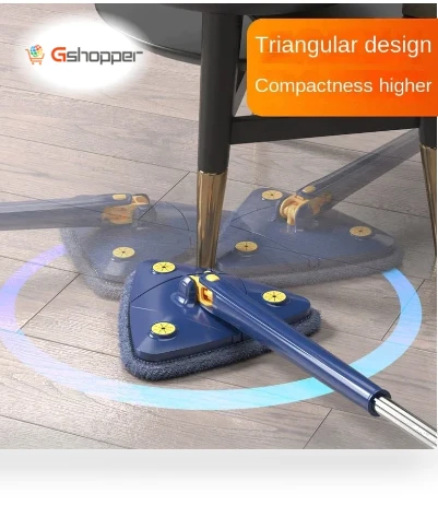 360° Rotating Adjustable Cleaning Mop — Mop Accessories