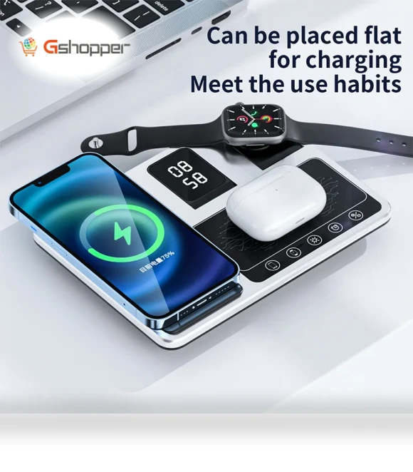 4-in-1 Folding Multi-Function Wireless Charger — Power Hubs