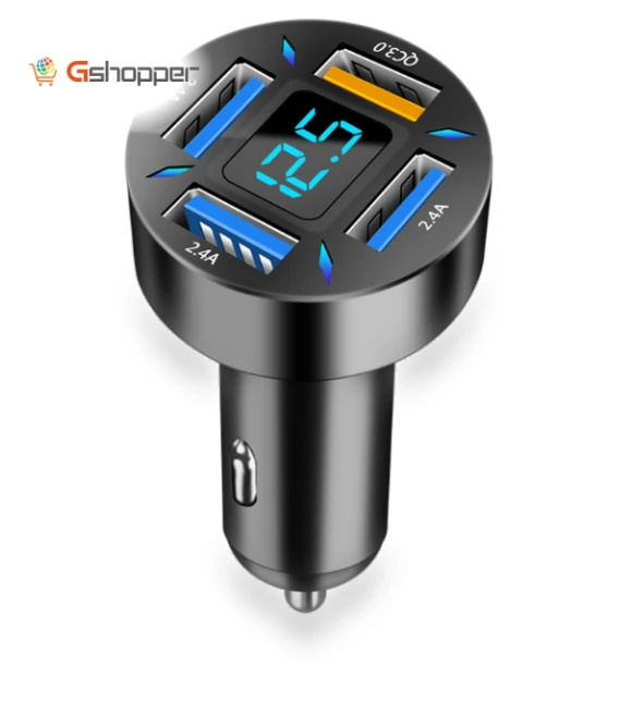 4-port car charger — Chargers