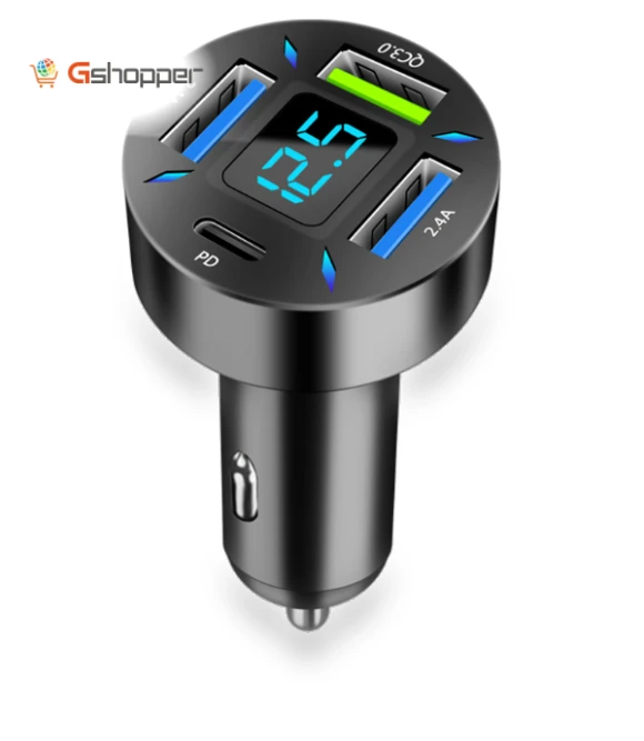 4-port car charger — Chargers